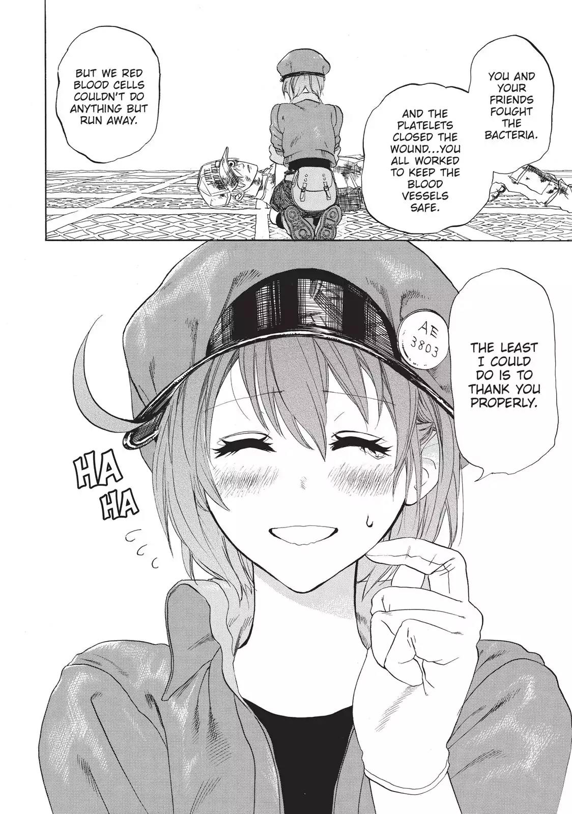 Hataraku Saibou Chapter 4 page 34 - Chapter 4: Scrape Wound