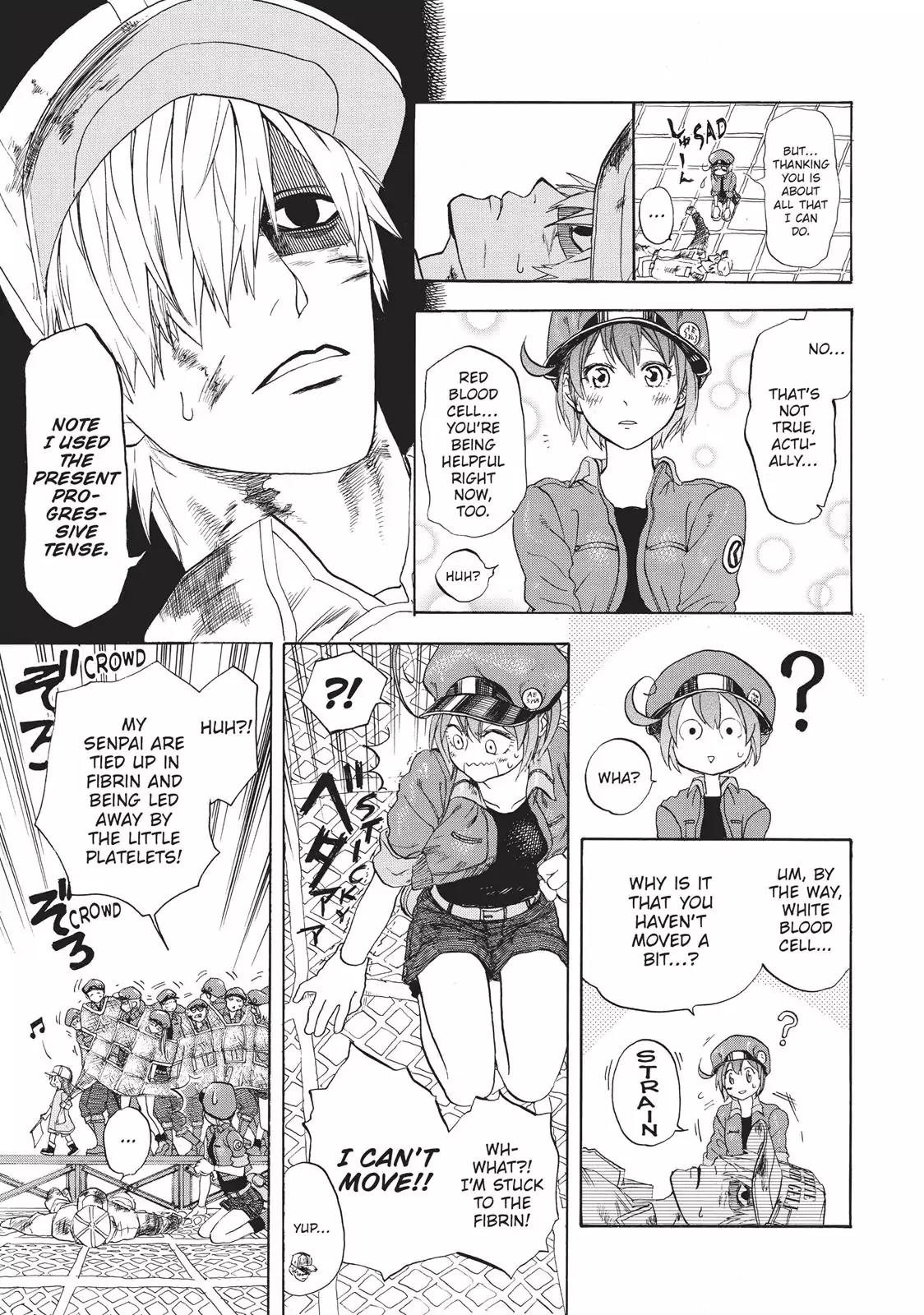 Hataraku Saibou Chapter 4 page 35 - Chapter 4: Scrape Wound