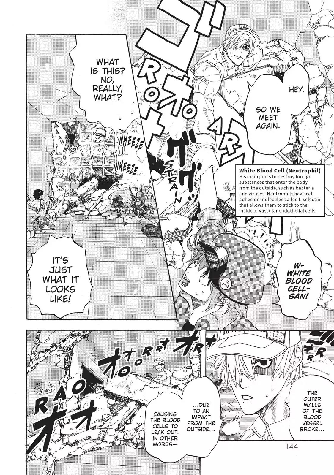 Hataraku Saibou Chapter 4 page 8 - Chapter 4: Scrape Wound