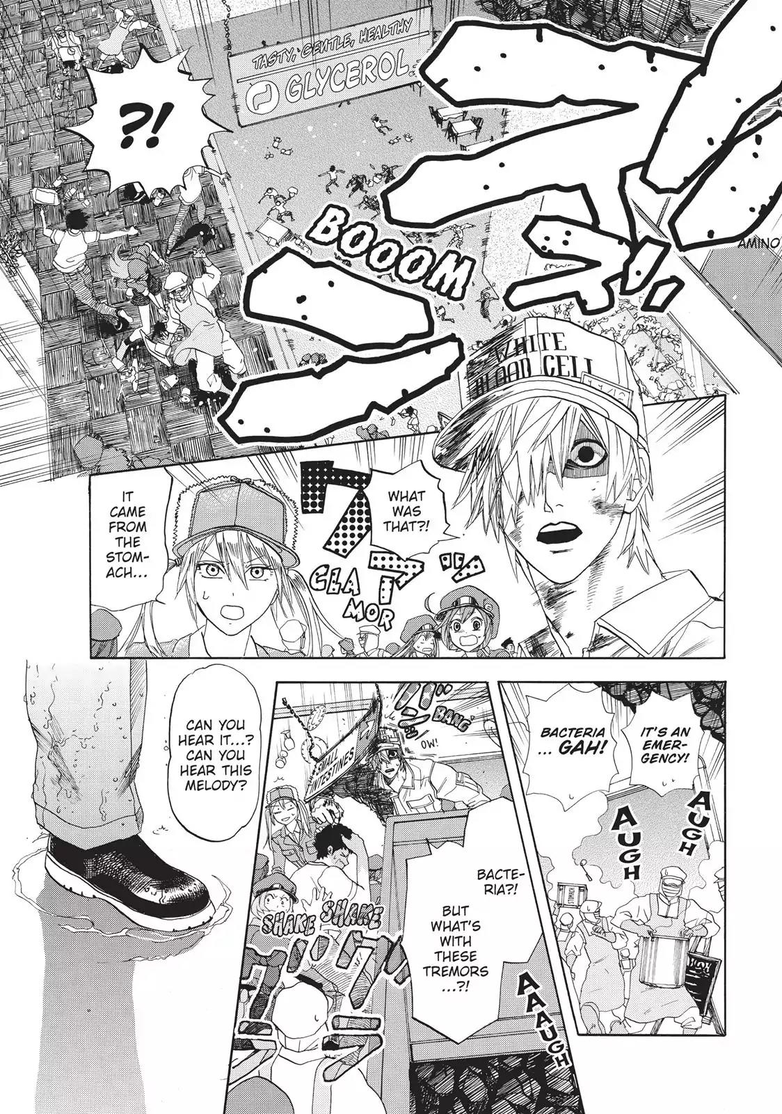Hataraku Saibou Chapter 5 page 12 - Chapter 5: Food Poisoning