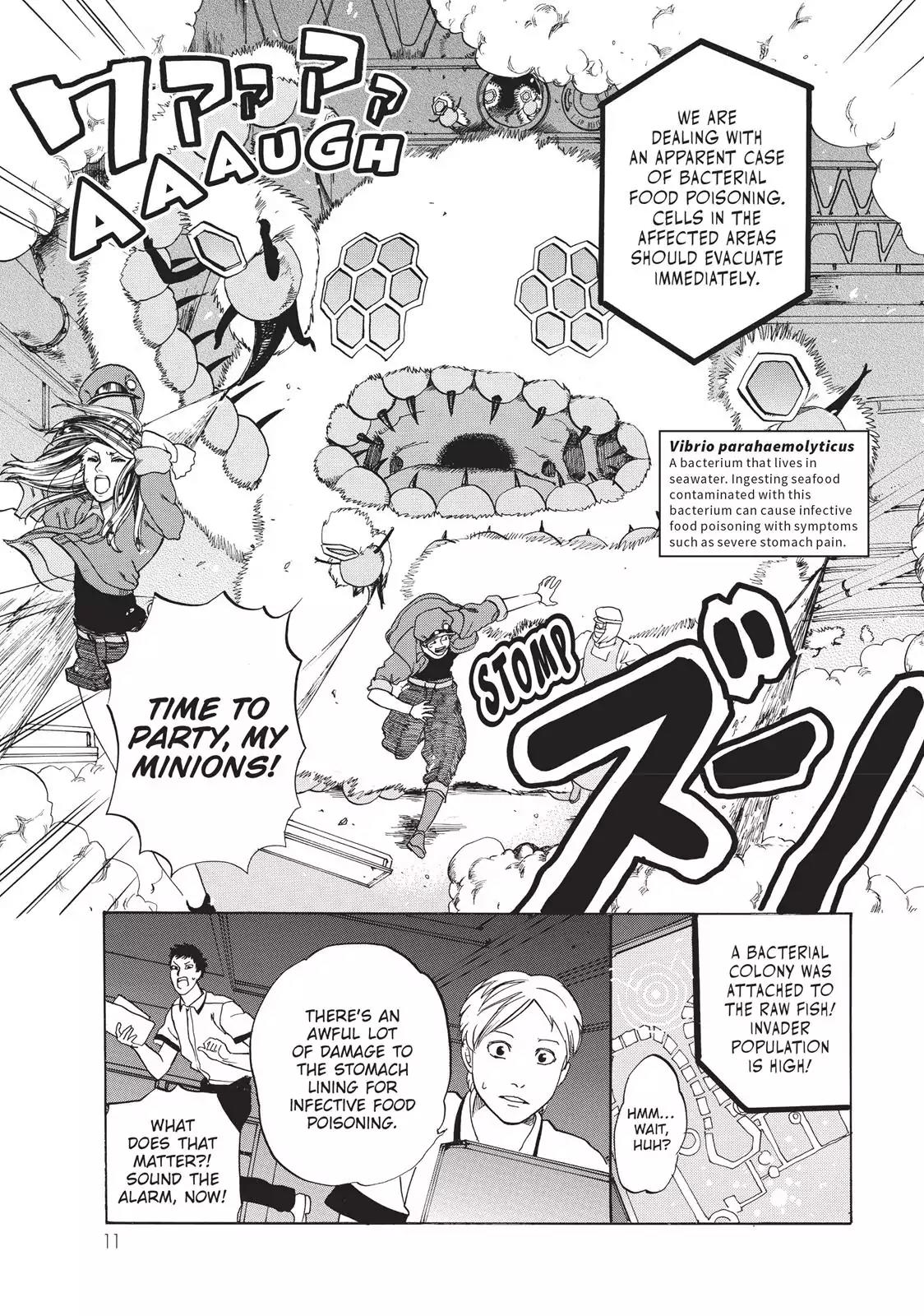 Hataraku Saibou Chapter 5 page 14 - Chapter 5: Food Poisoning