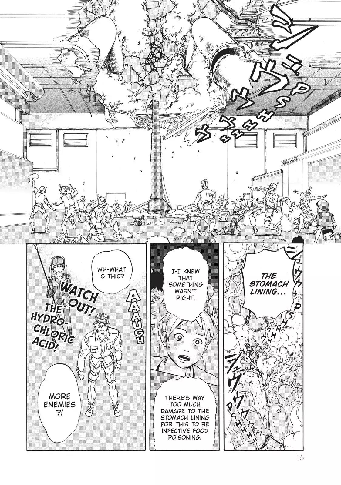 Hataraku Saibou Chapter 5 page 19 - Chapter 5: Food Poisoning