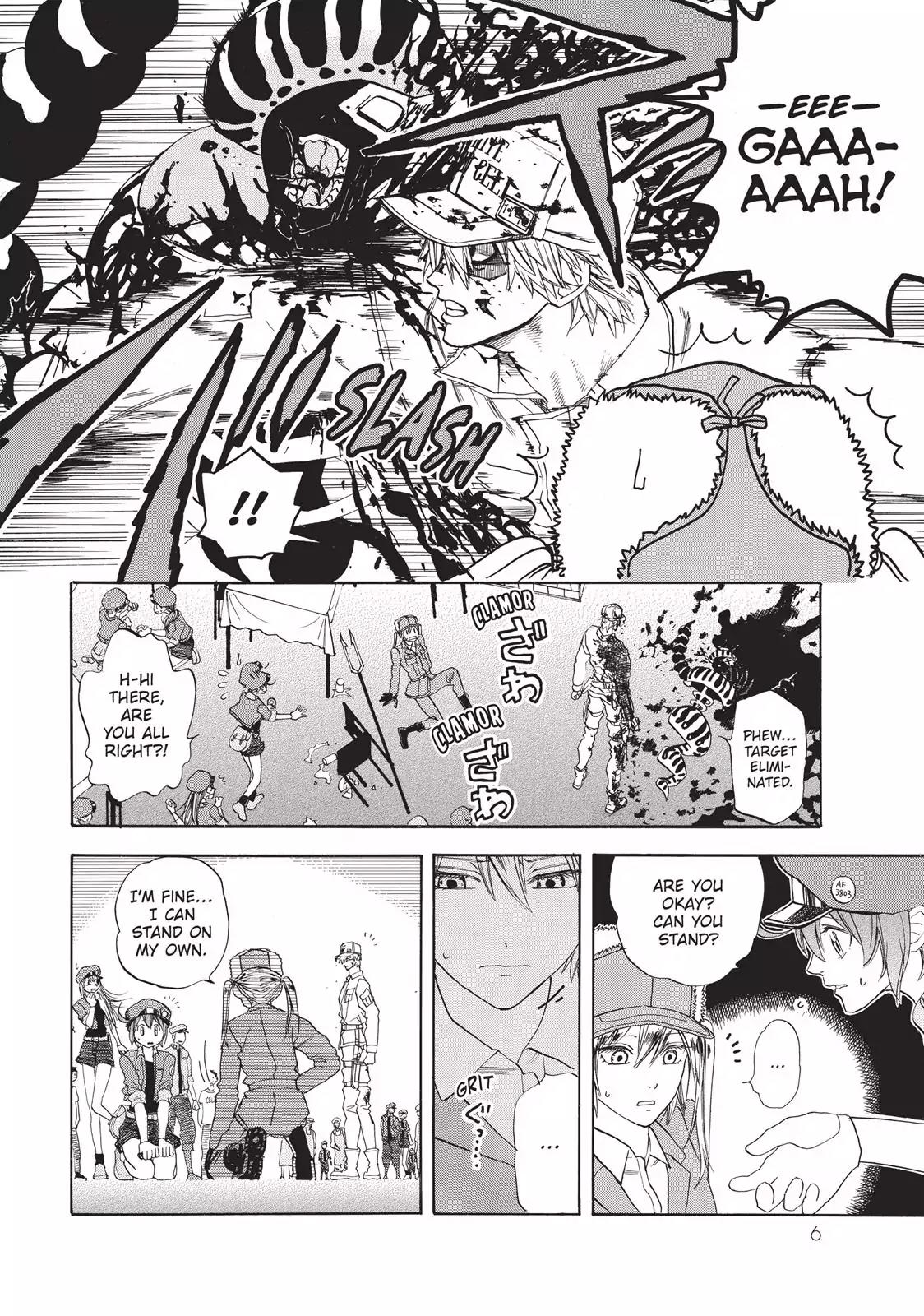 Hataraku Saibou Chapter 5 page 9 - Chapter 5: Food Poisoning