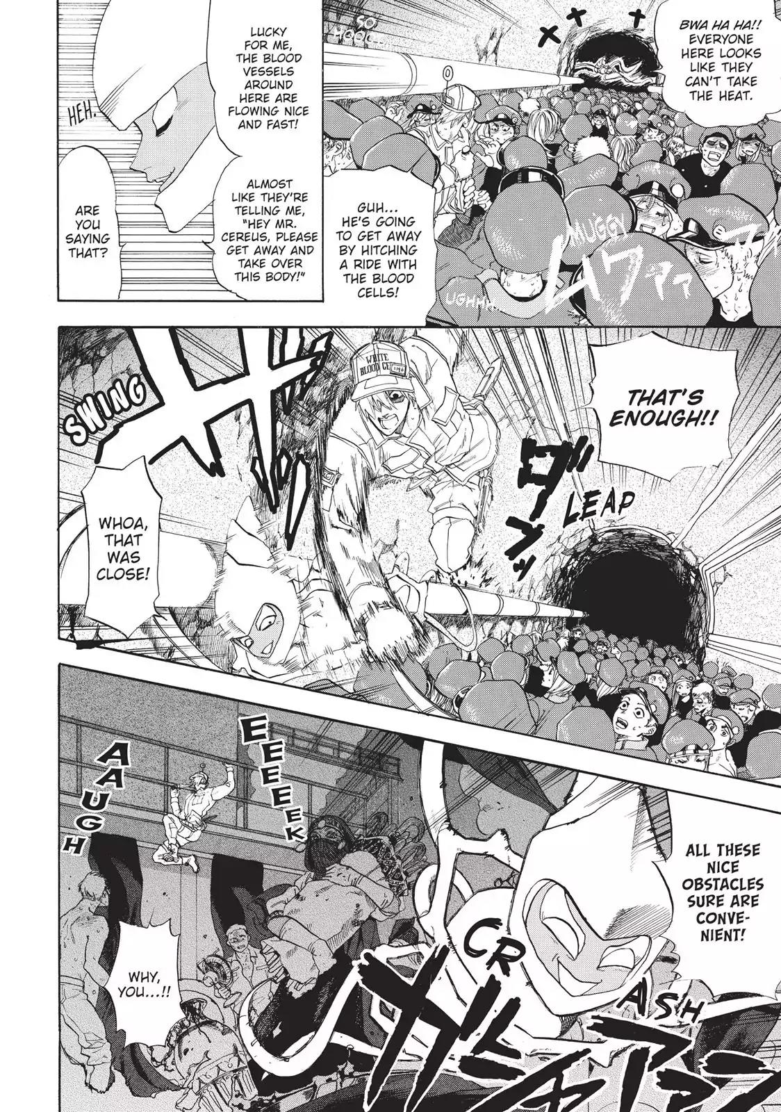 Hataraku Saibou Chapter 6 page 14 - Chapter 6: Heat Stress