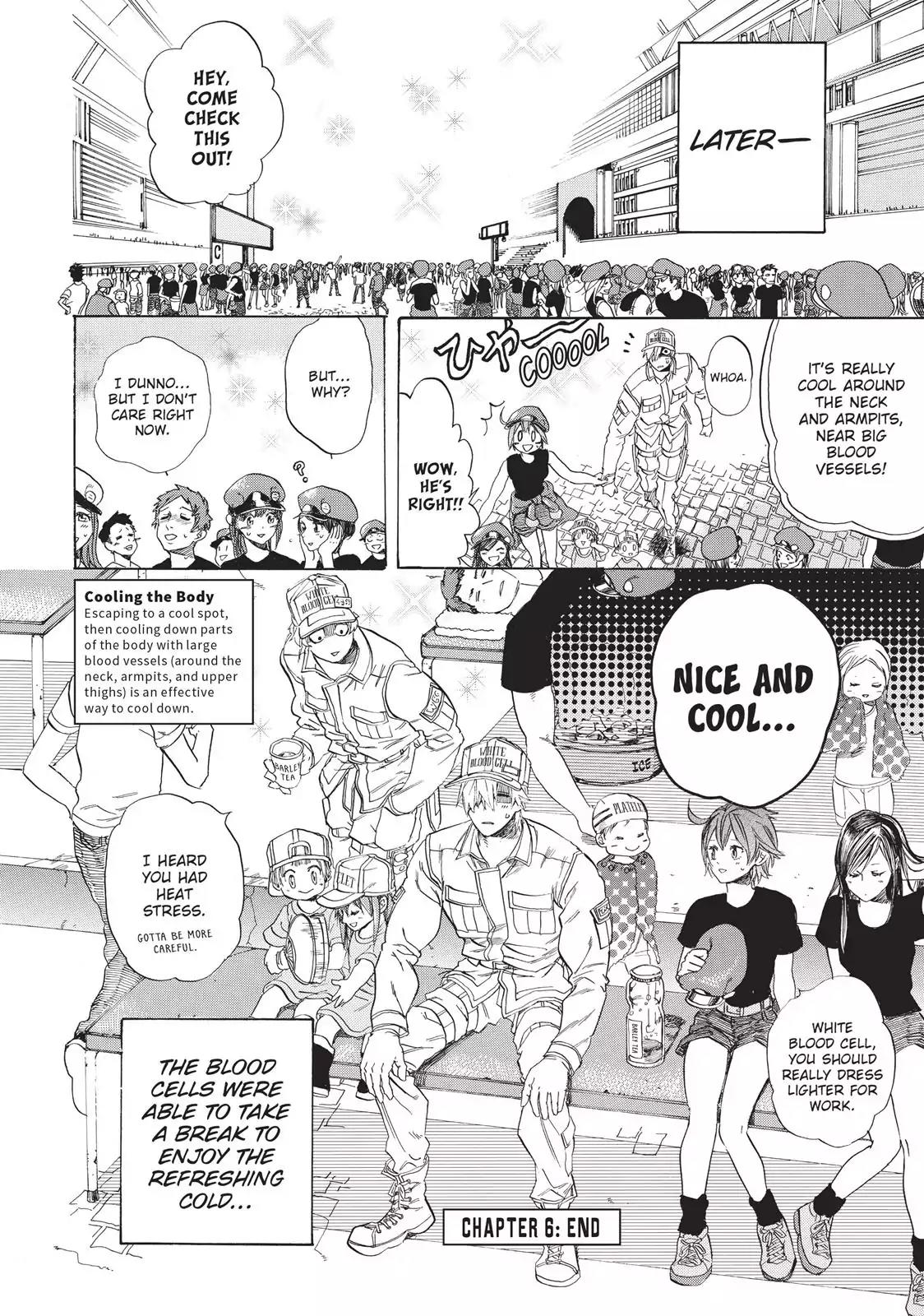 Hataraku Saibou Chapter 6 page 30 - Chapter 6: Heat Stress
