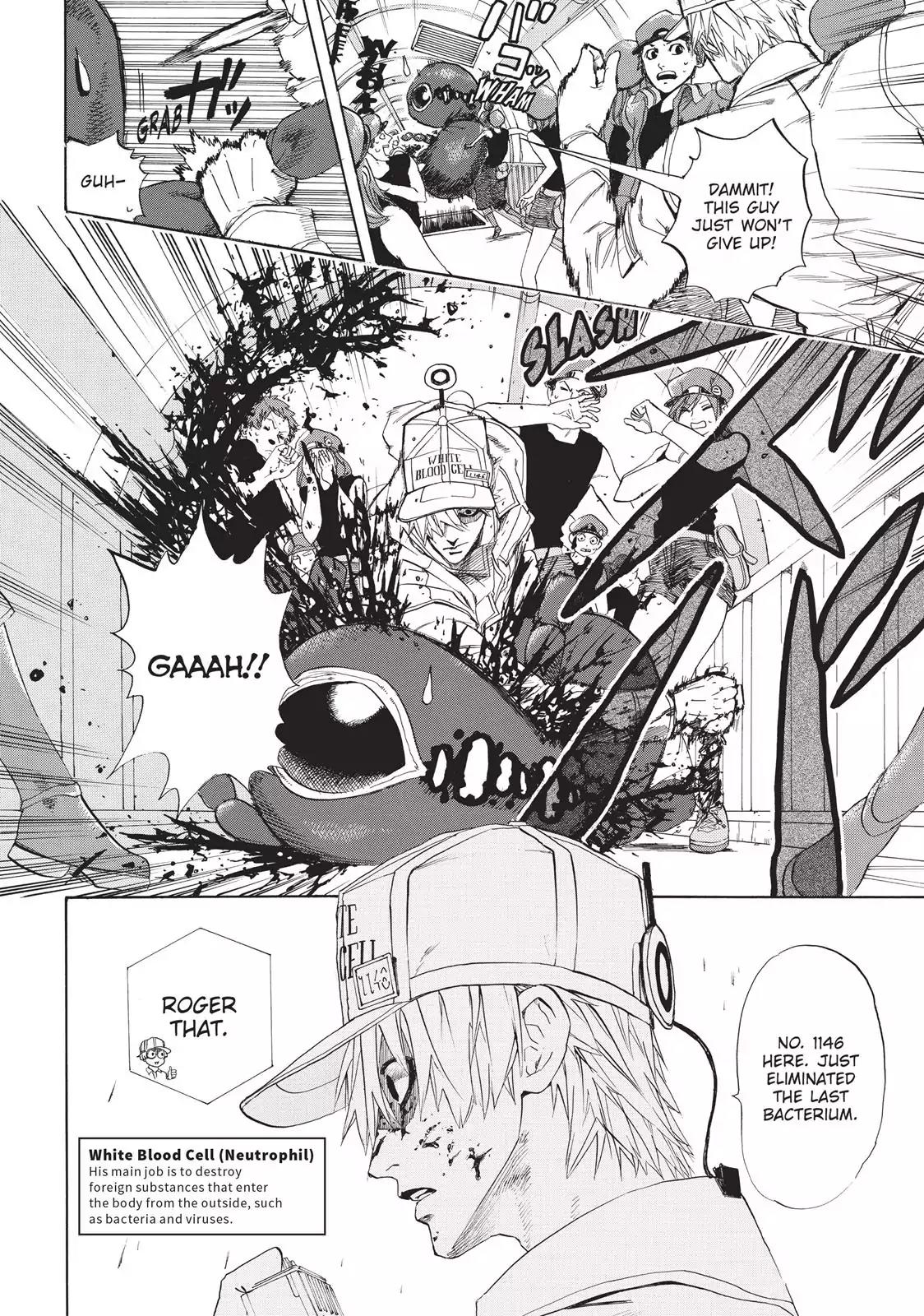 Hataraku Saibou Chapter 6 page 4 - Chapter 6: Heat Stress