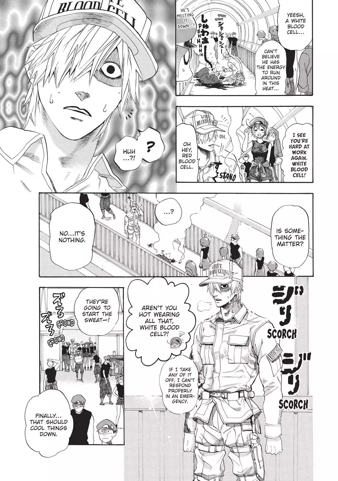 Hataraku Saibou Chapter 6 page 5 - Chapter 6: Heat Stress