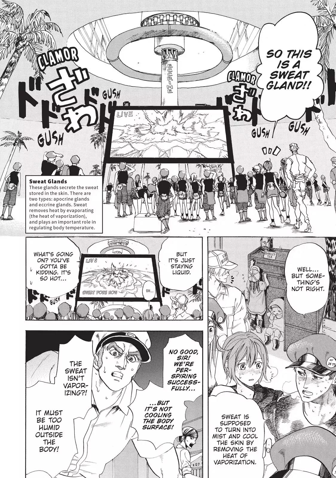 Hataraku Saibou Chapter 6 page 6 - Chapter 6: Heat Stress