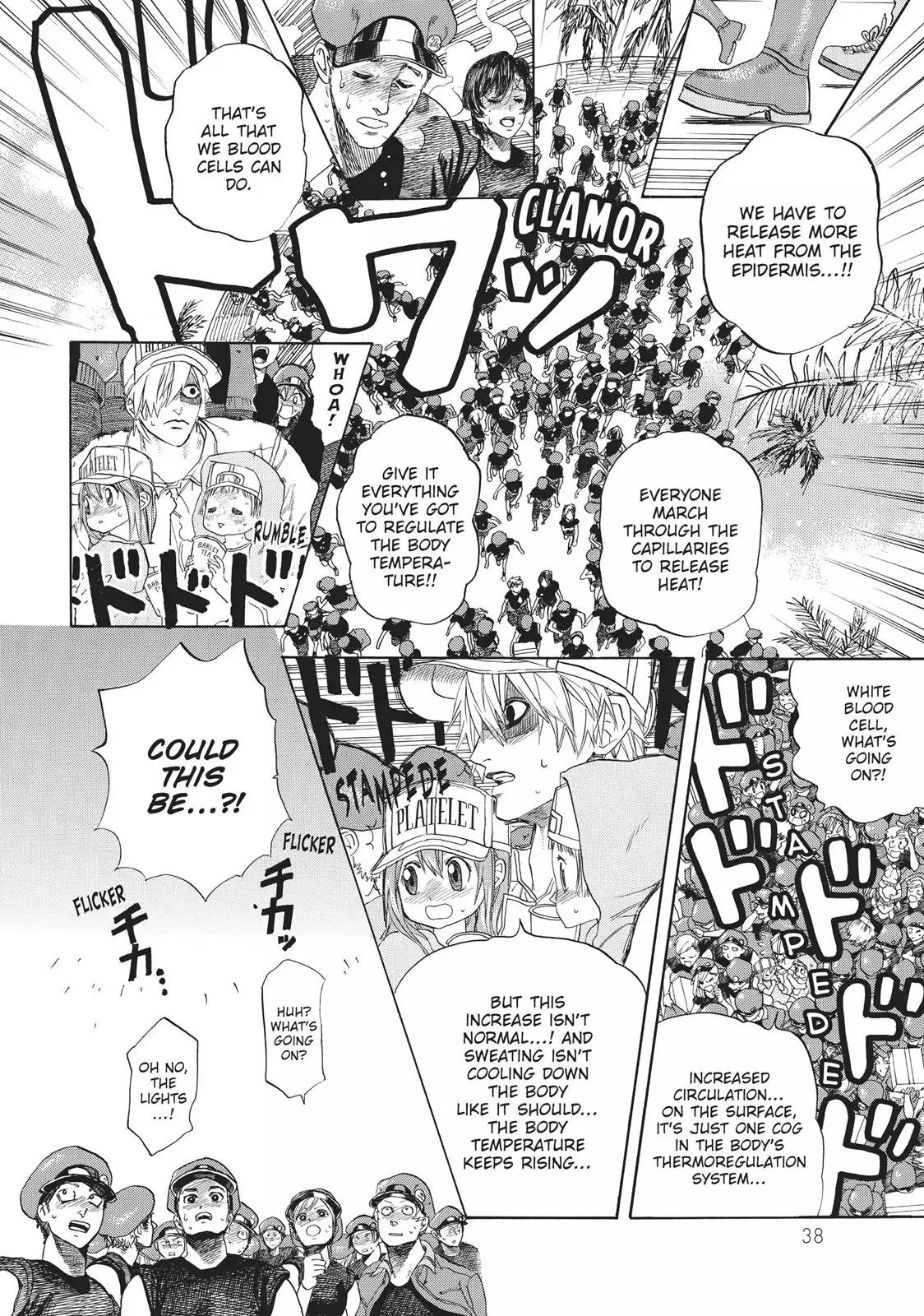 Hataraku Saibou Chapter 6 page 8 - Chapter 6: Heat Stress