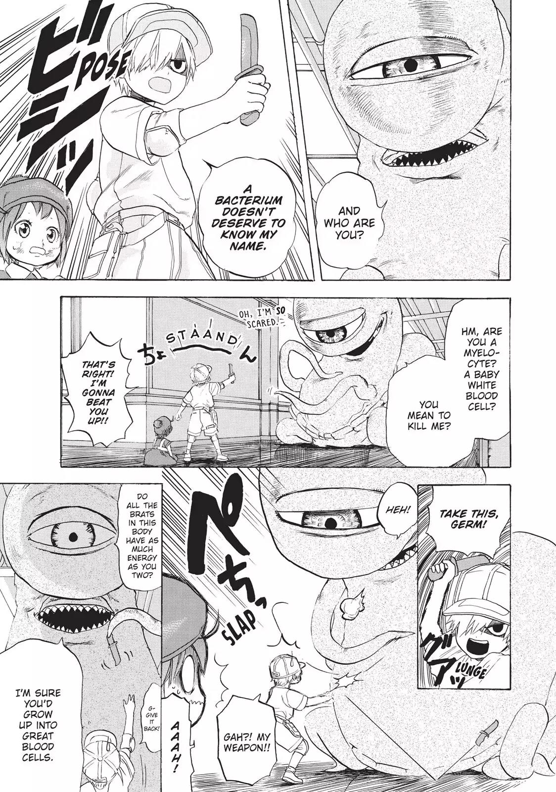 Hataraku Saibou Chapter 7 page 21 - Chapter 7: Erythroblasts and Myelocytes