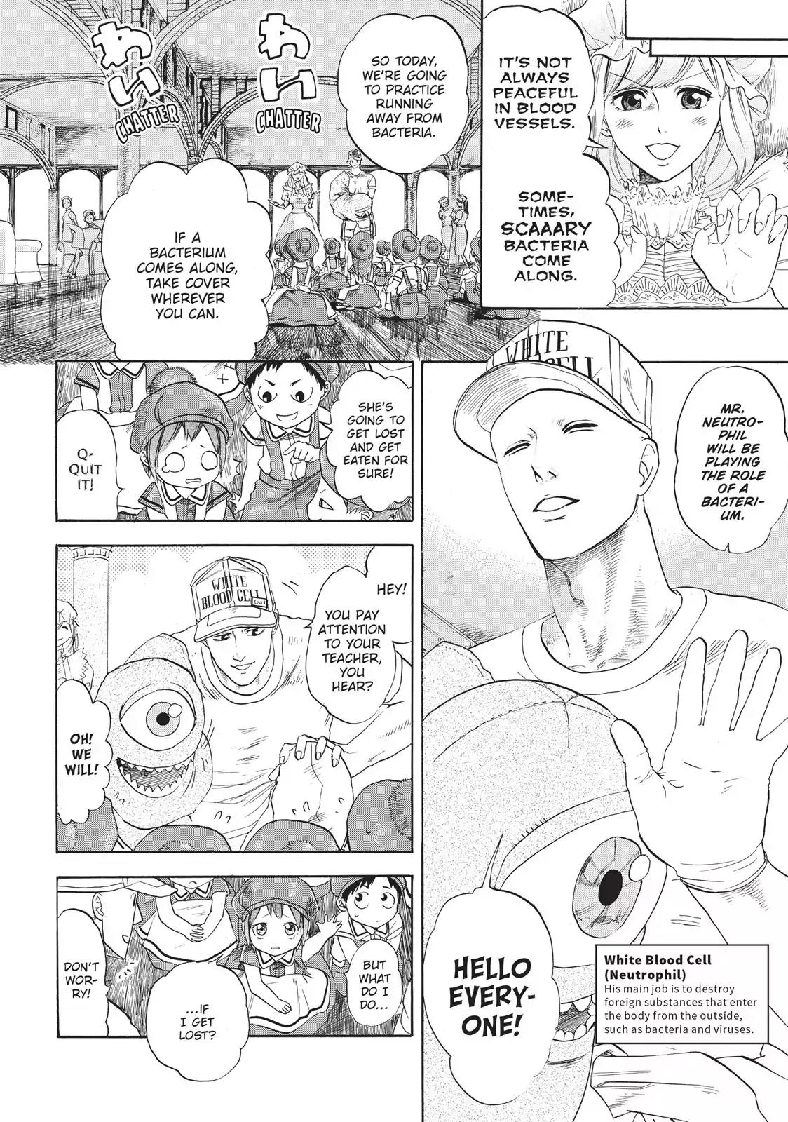 Hataraku Saibou Chapter 7 page 8 - Chapter 7: Erythroblasts and Myelocytes
