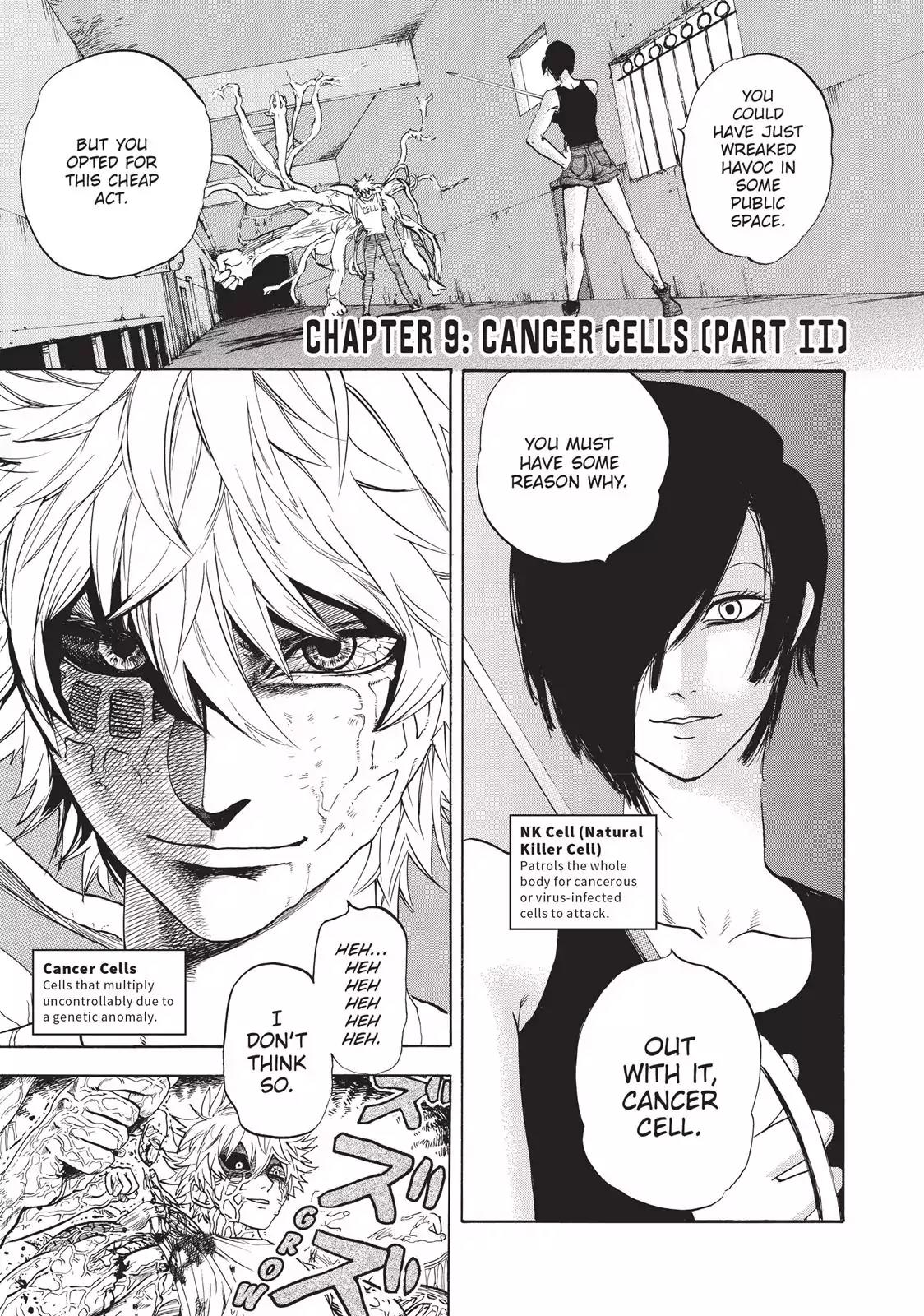 Hataraku Saibou Chapter 9 page 1 - Chapter 9: Cancer Cells (Part II)