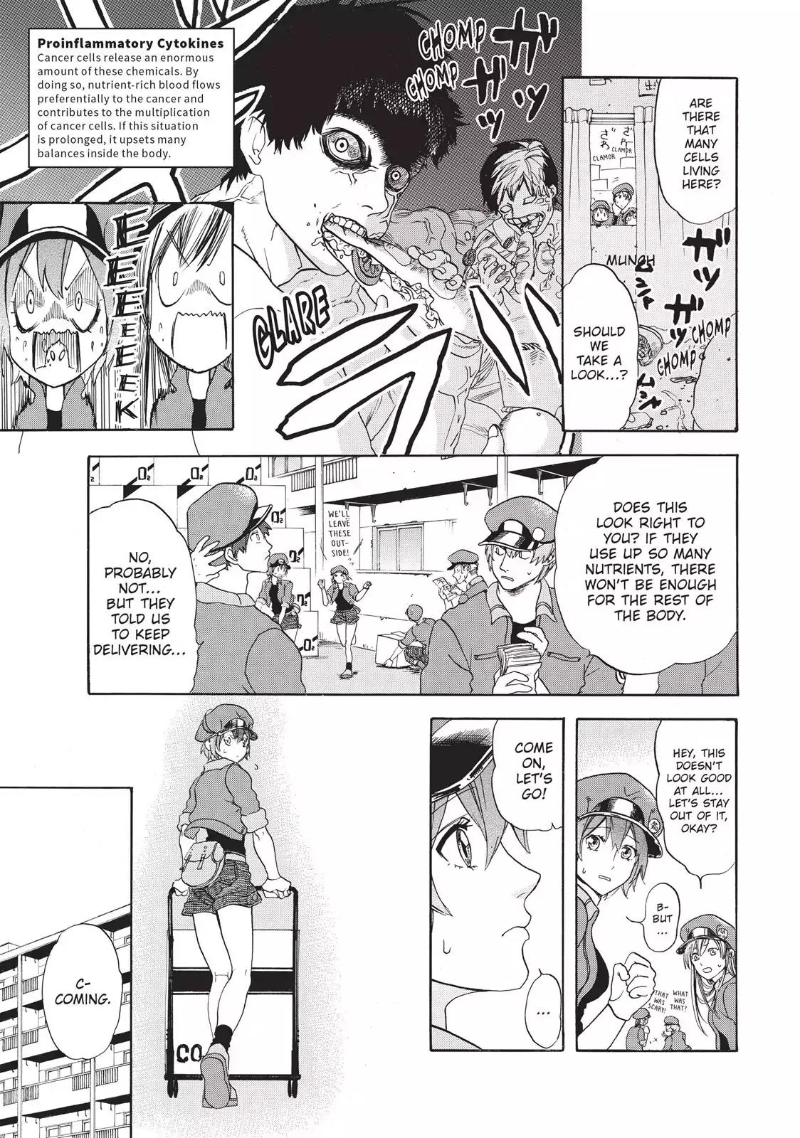 Hataraku Saibou Chapter 9 page 21 - Chapter 9: Cancer Cells (Part II)