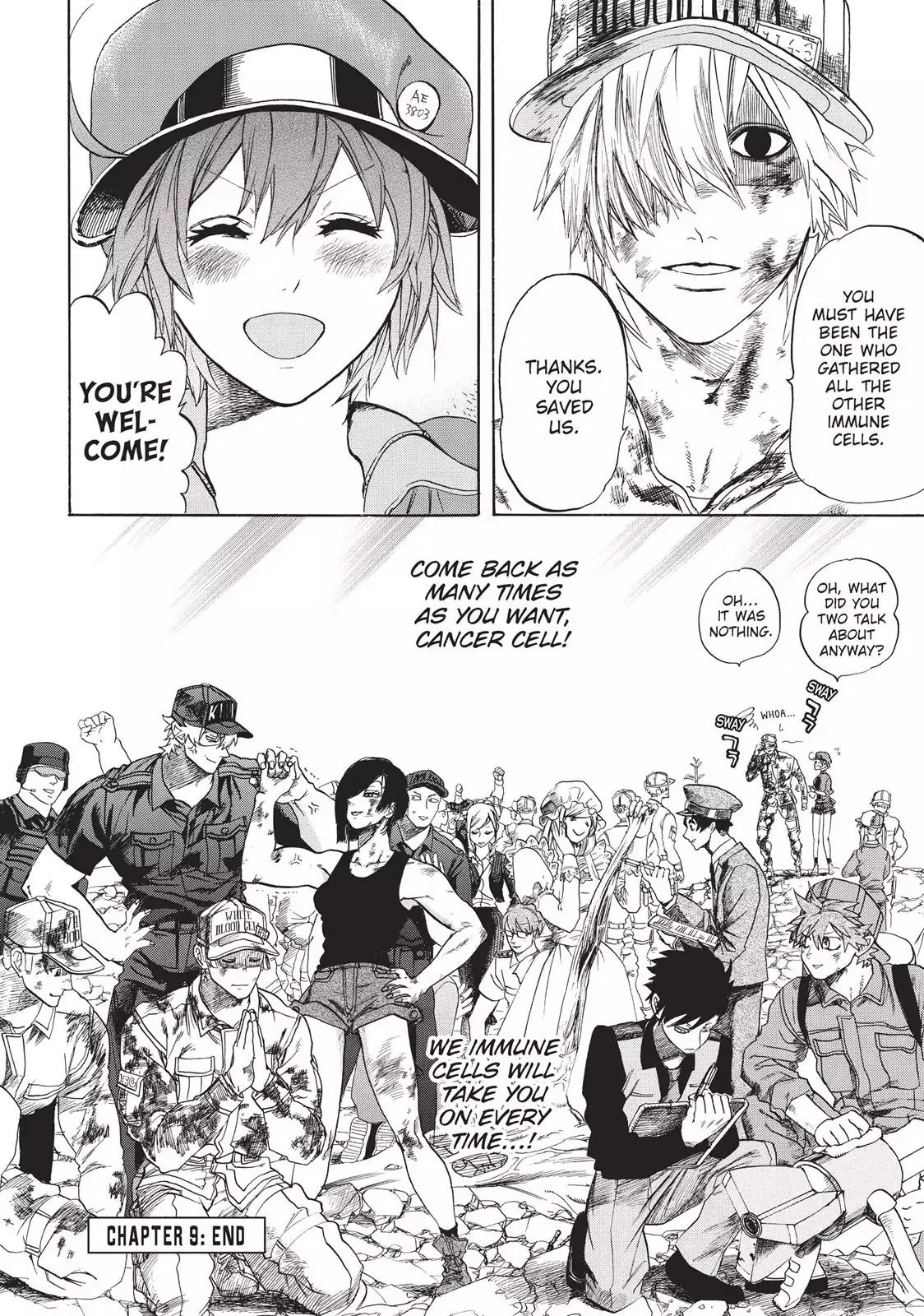 Hataraku Saibou Chapter 9 page 44 - Chapter 9: Cancer Cells (Part II)