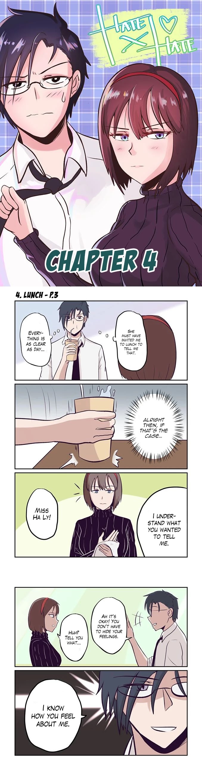 Hate x Hate Chapter 4 page 1 - Chapter 4: Lunch (3)