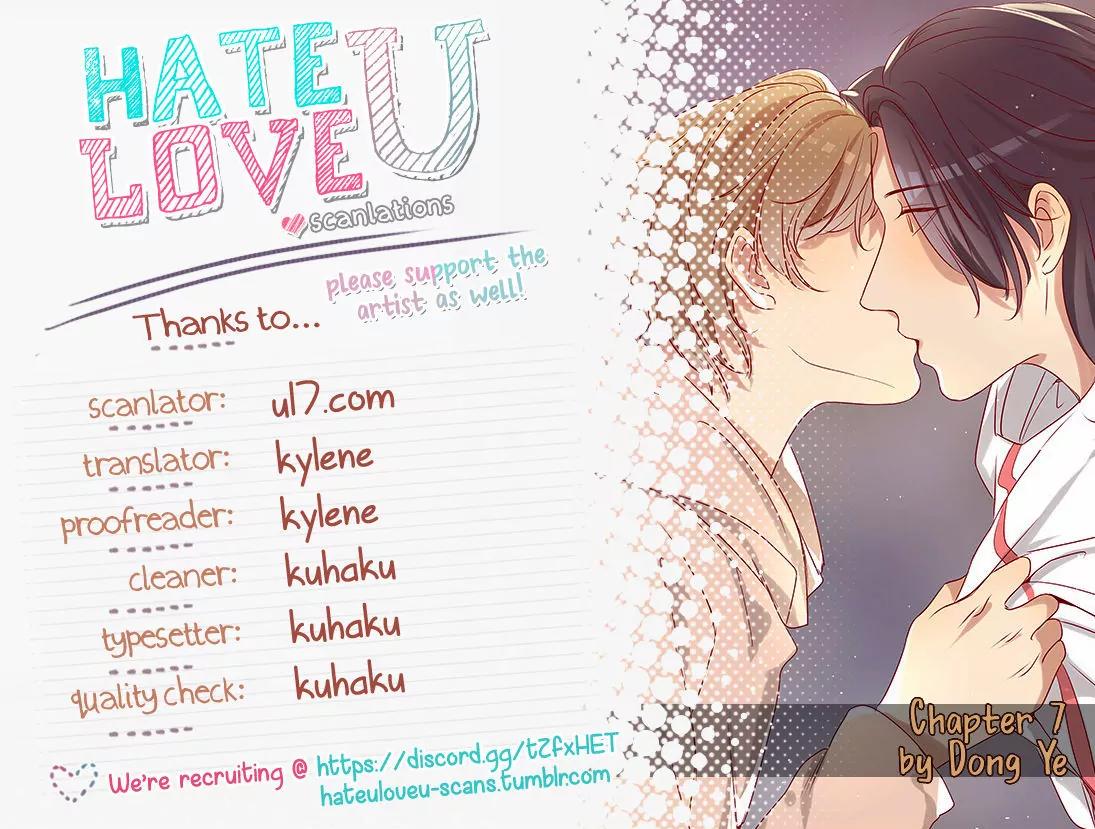 Hate You, Love You Chapter 7 page 1 - Chapter 7: By Your Side