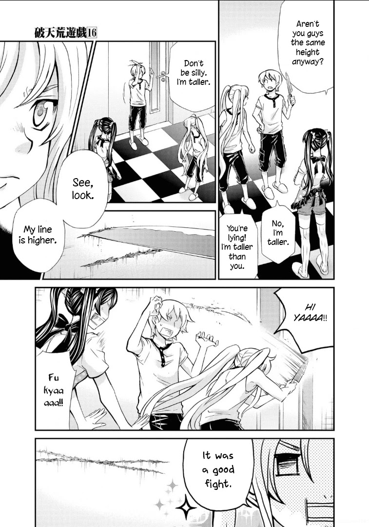 Hatenkou Yuugi Chapter 110 page 19 - Chapter 110: Dedicated to the Unnamed Blue #27: The Hazy White Summer of Mahoroba #2