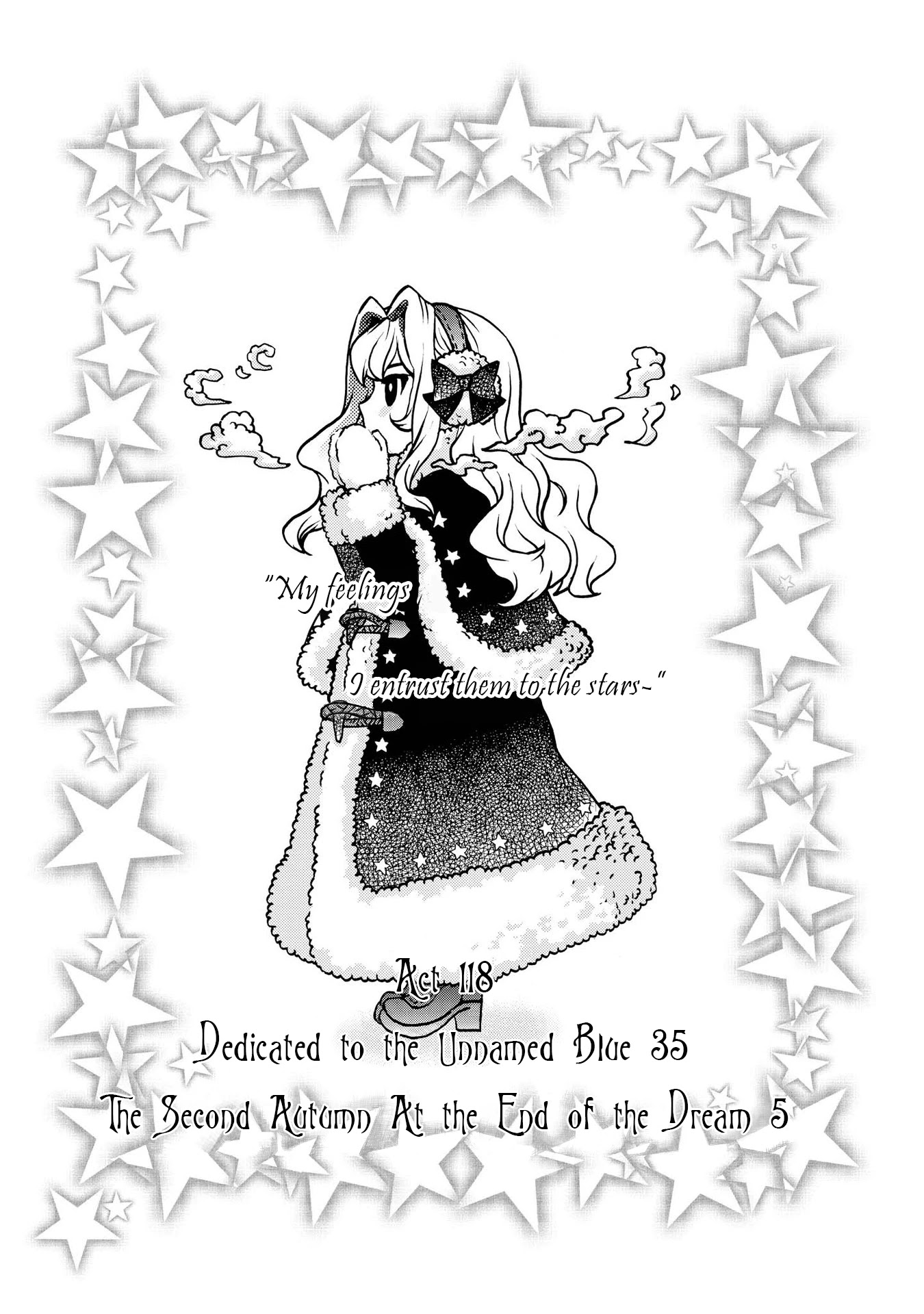 Hatenkou Yuugi Chapter 118 page 1 - Chapter 118: Dedicated to the Unnamed Blue #35 - The Second Autumn At the End of the Dream #5