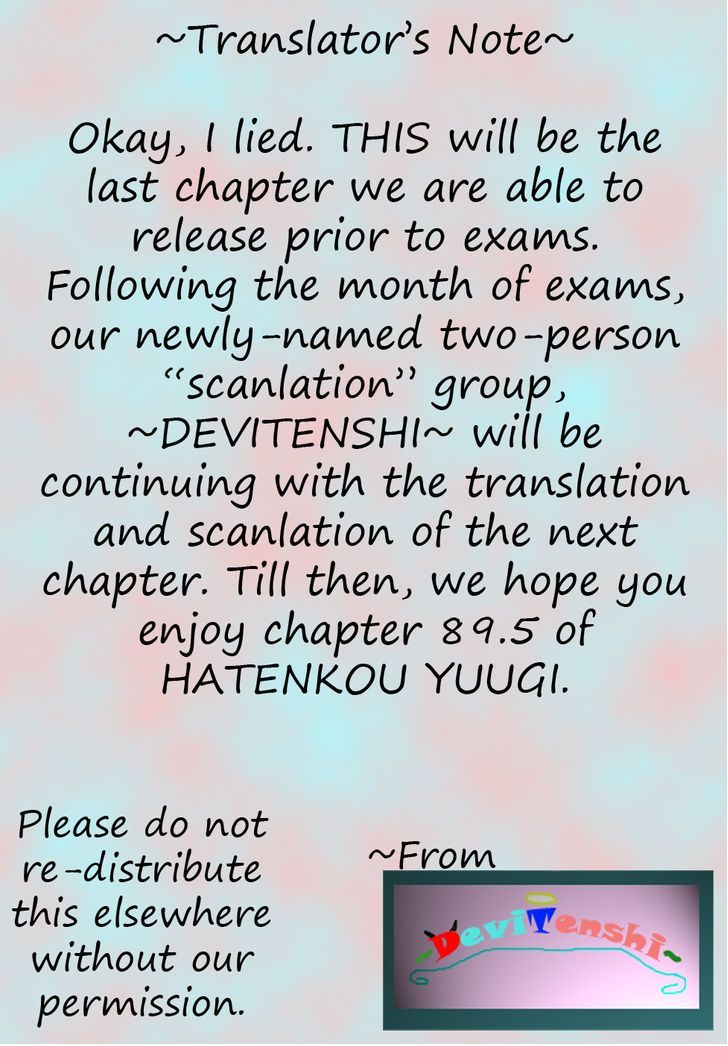 Hatenkou Yuugi Chapter 89.5 page 11 - Chapter 89.5: Extra