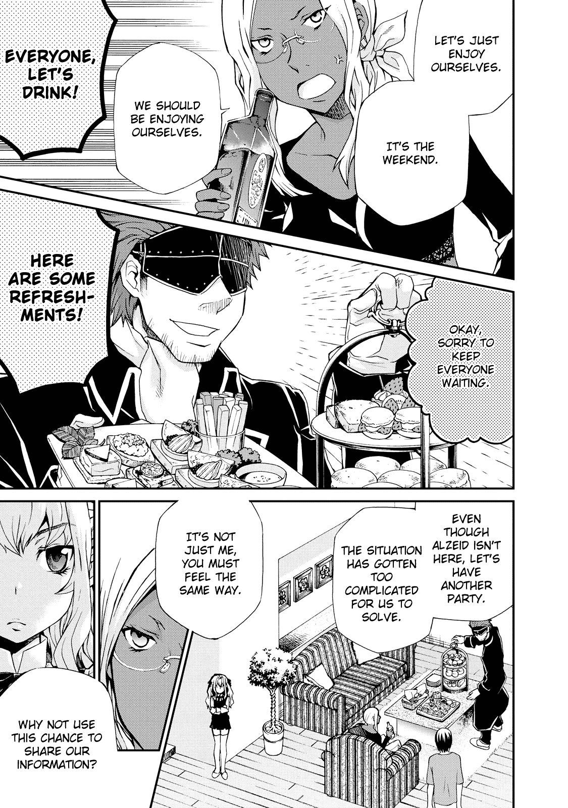 Hatenkou Yuugi Chapter 99 page 12 - Chapter 99: Dedicated to the Unnamed Blue 15 ~ Visitors of Winter [4]~