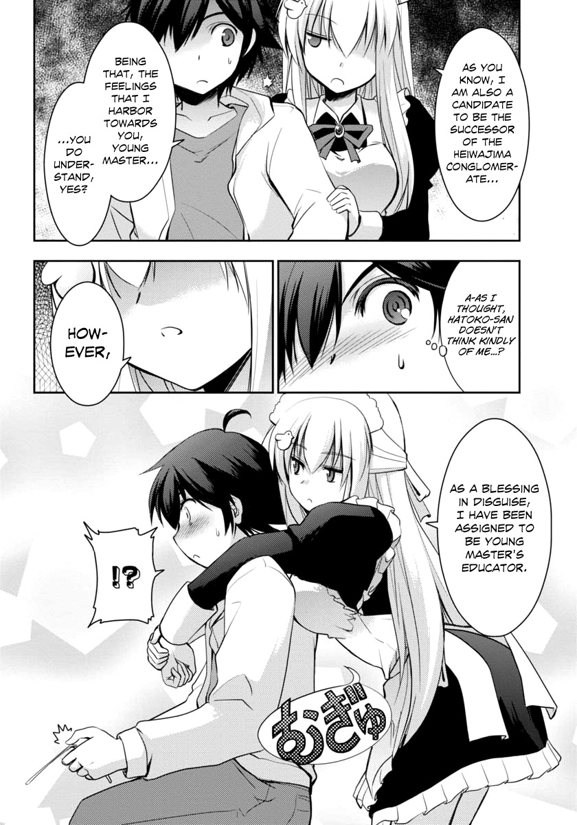 Hatoko-san to Rabukome Chapter 1 page 11 - Chapter 1: She's My Maid, Little Sister, Childhood Friend, and Evil Instructor
