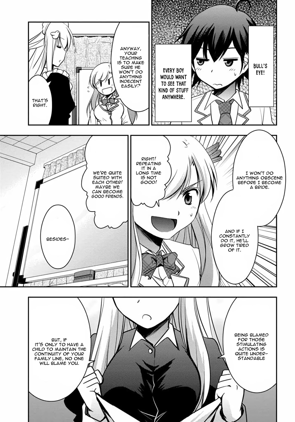 Hatoko-san to Rabukome Chapter 3 page 11 - Chapter 3: She's my Maid, Little Sister, Childhood Friend, Classmate, and Student Council President