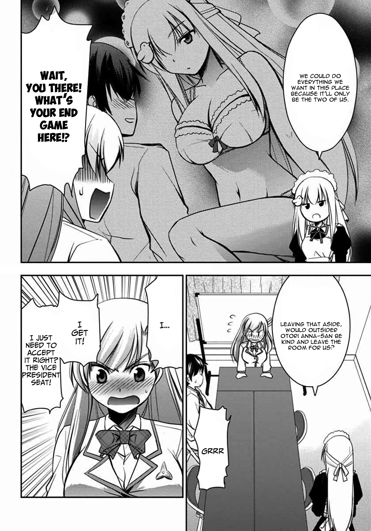 Hatoko-san to Rabukome Chapter 3 page 23 - Chapter 3: She's my Maid, Little Sister, Childhood Friend, Classmate, and Student Council President