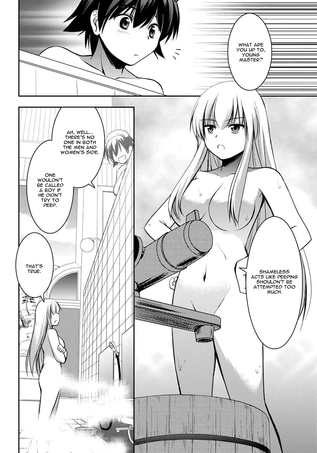 Hatoko-san to Rabukome Chapter 4 page 22 - Chapter 4: Change of Pace (The Bathroom War)