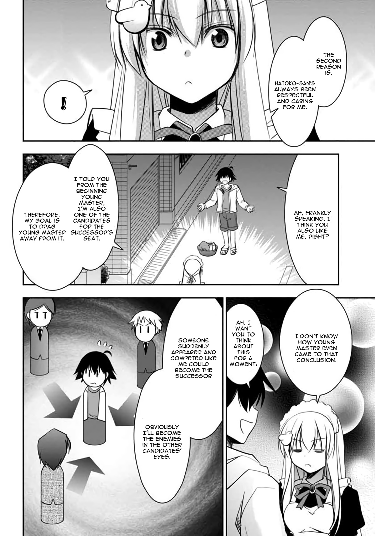 Hatoko-san to Rabukome Chapter 5 page 12 - Chapter 5: She's my Maid, Little Sister, Childhood Friend, Classmate, Student Council President, and XXX [END]