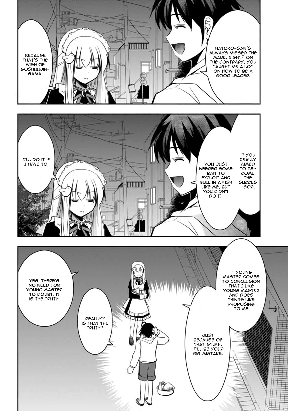 Hatoko-san to Rabukome Chapter 5 page 14 - Chapter 5: She's my Maid, Little Sister, Childhood Friend, Classmate, Student Council President, and XXX [END]