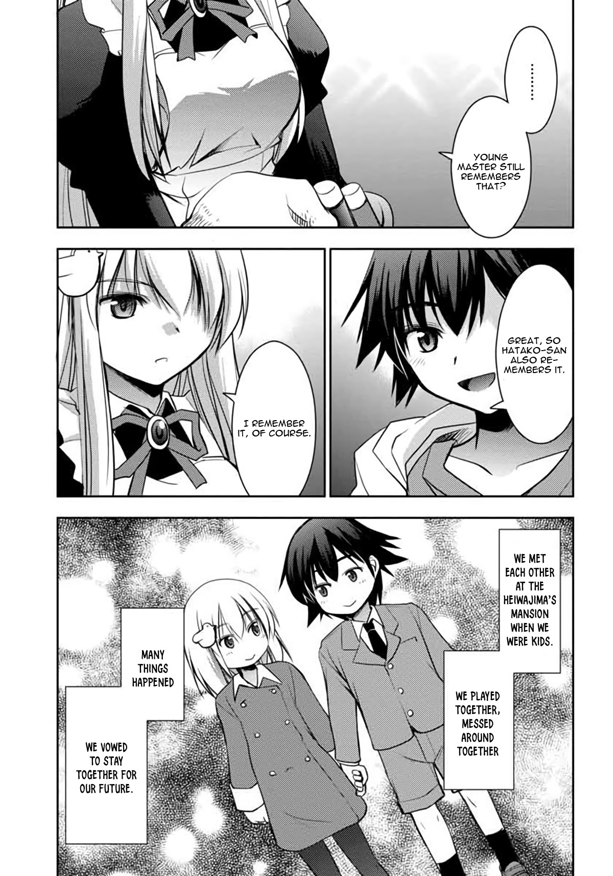 Hatoko-san to Rabukome Chapter 5 page 17 - Chapter 5: She's my Maid, Little Sister, Childhood Friend, Classmate, Student Council President, and XXX [END]