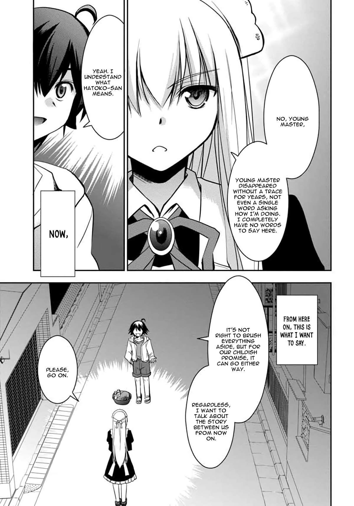 Hatoko-san to Rabukome Chapter 5 page 19 - Chapter 5: She's my Maid, Little Sister, Childhood Friend, Classmate, Student Council President, and XXX [END]
