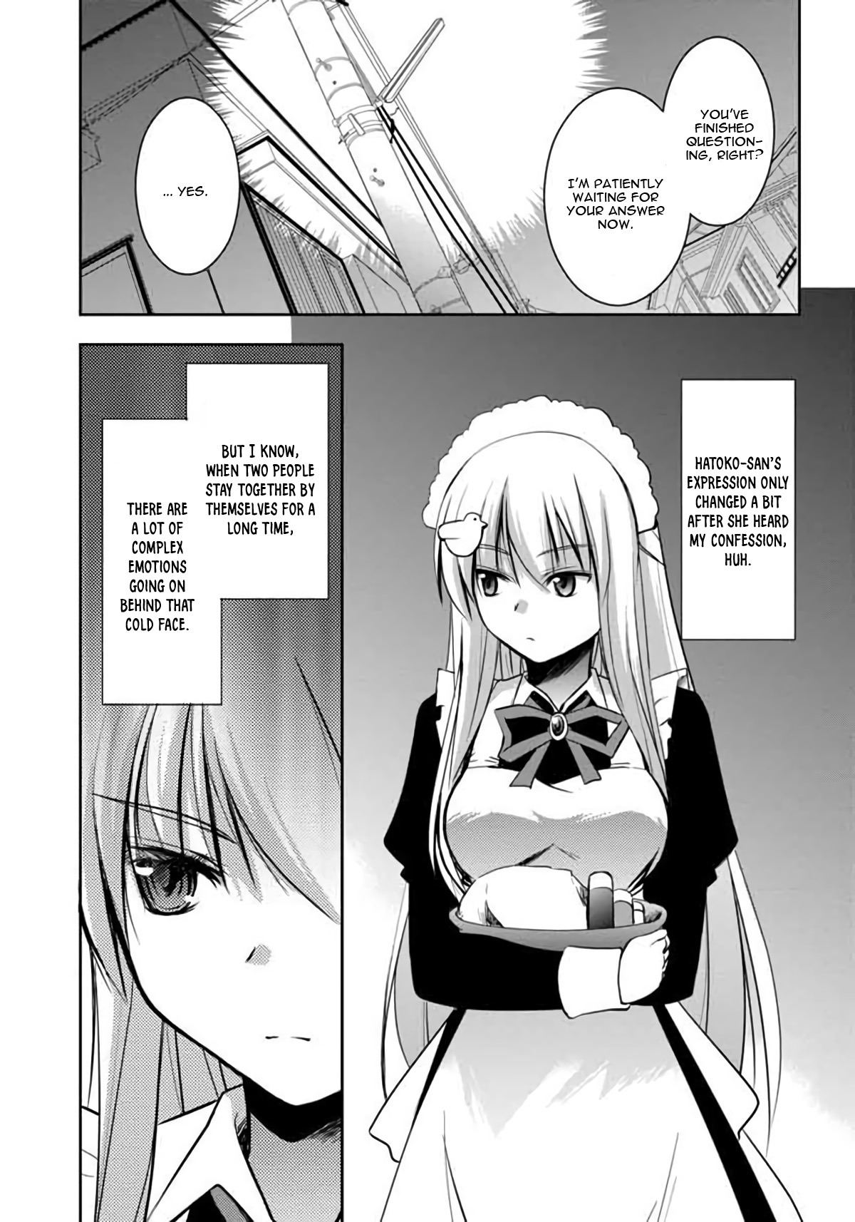 Hatoko-san to Rabukome Chapter 5 page 21 - Chapter 5: She's my Maid, Little Sister, Childhood Friend, Classmate, Student Council President, and XXX [END]