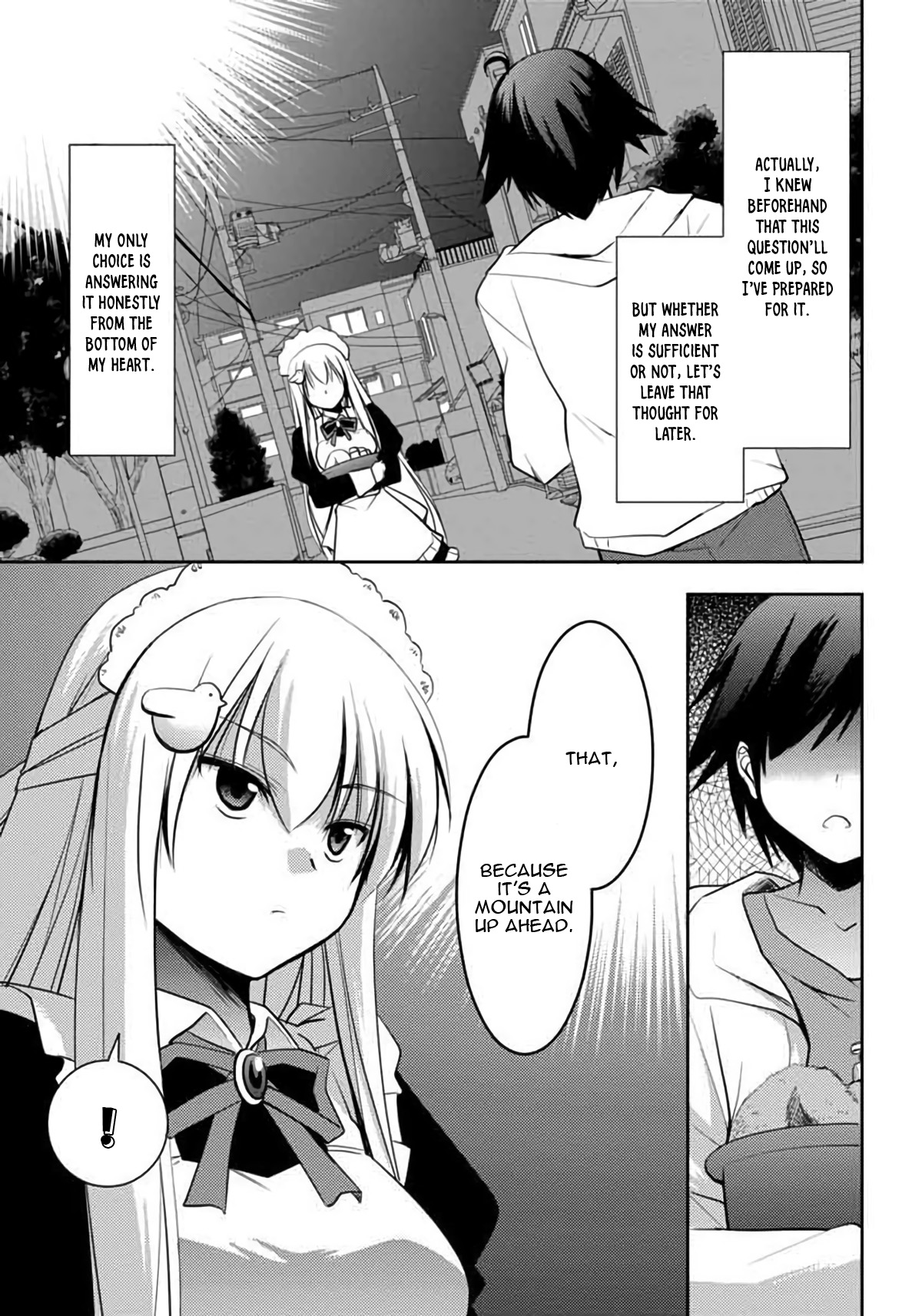 Hatoko-san to Rabukome Chapter 5 page 4 - Chapter 5: She's my Maid, Little Sister, Childhood Friend, Classmate, Student Council President, and XXX [END]
