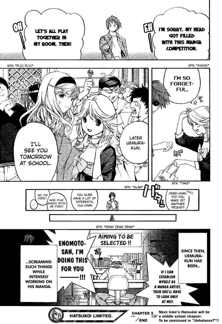 Hatsukoi Limited Chapter 3 page 23 - Chapter 3 : The Everything Girl