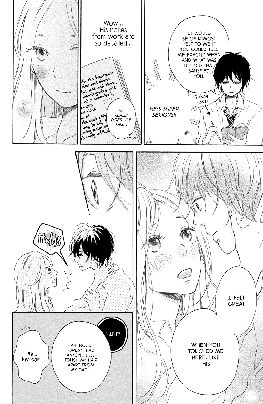 Hatsukoi ni Kiss Chapter 2 page 19 - Chapter 2: Your Radiant Hair