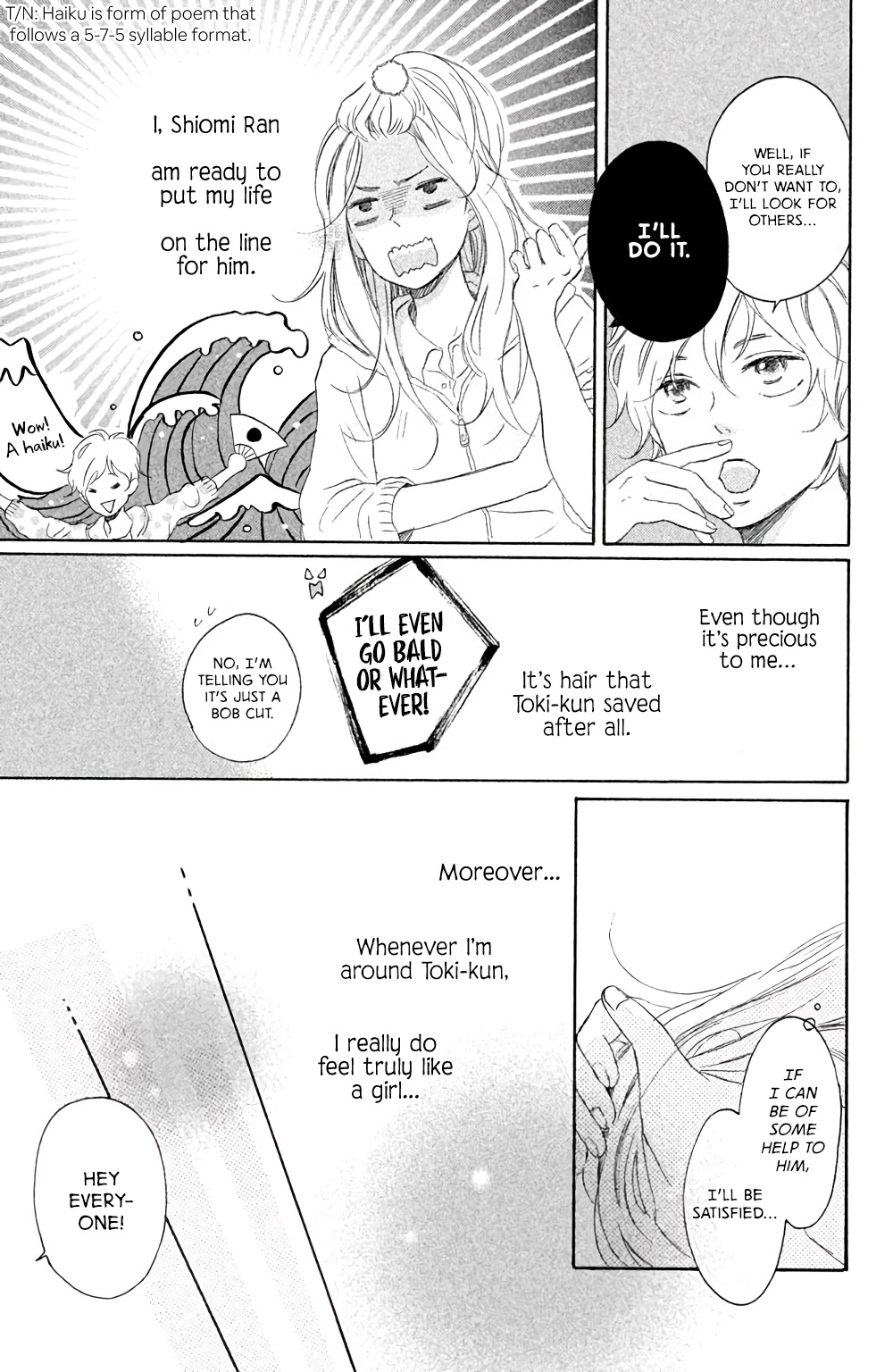 Hatsukoi ni Kiss Chapter 2 page 28 - Chapter 2: Your Radiant Hair