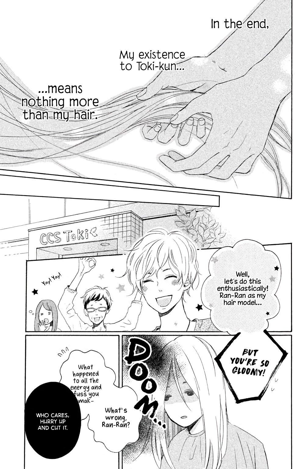Hatsukoi ni Kiss Chapter 2 page 36 - Chapter 2: Your Radiant Hair