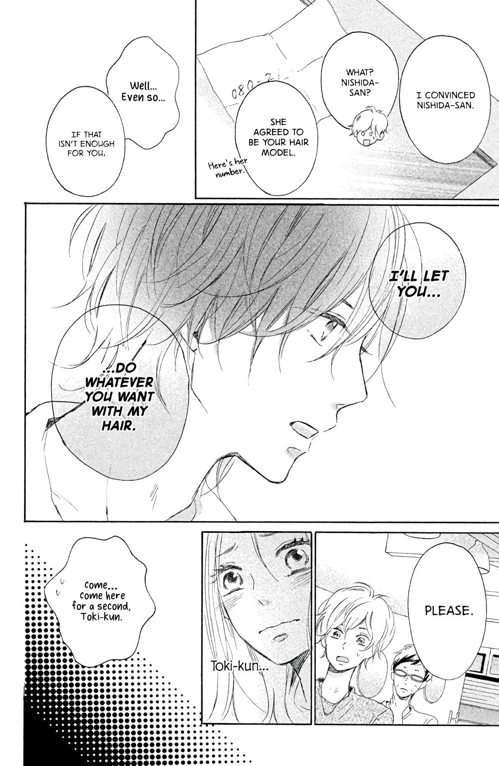 Hatsukoi ni Kiss Chapter 2 page 39 - Chapter 2: Your Radiant Hair