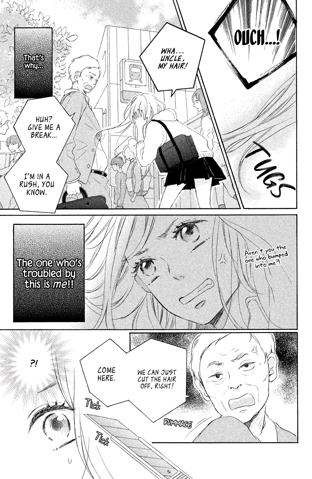 Hatsukoi ni Kiss Chapter 2 page 4 - Chapter 2: Your Radiant Hair