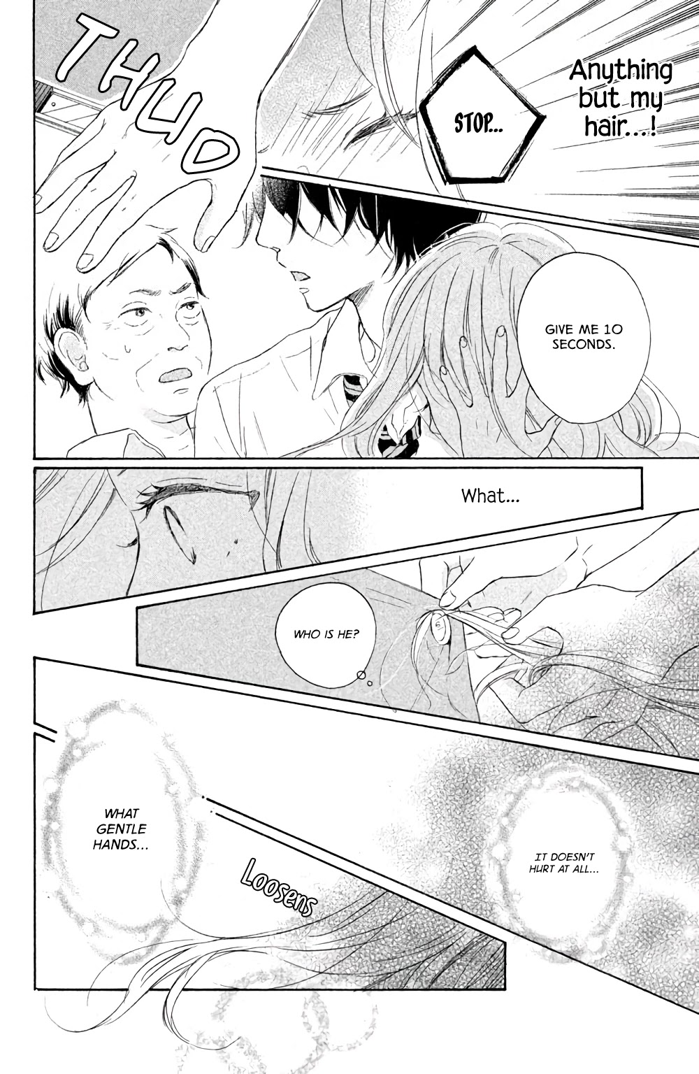 Hatsukoi ni Kiss Chapter 2 page 5 - Chapter 2: Your Radiant Hair