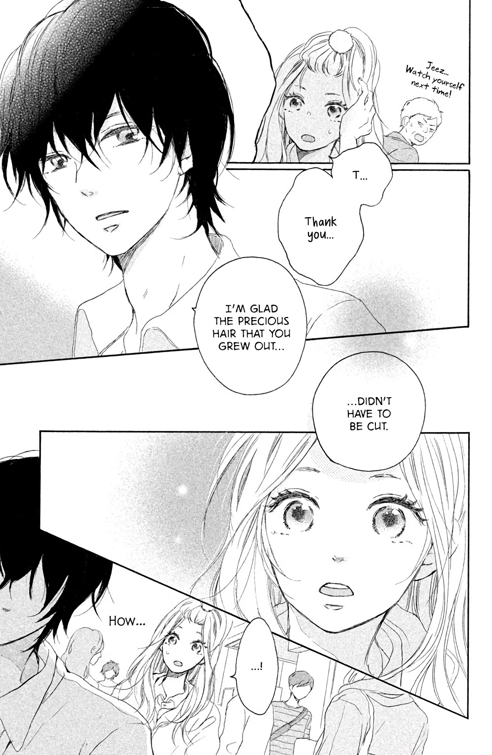 Hatsukoi ni Kiss Chapter 2 page 6 - Chapter 2: Your Radiant Hair