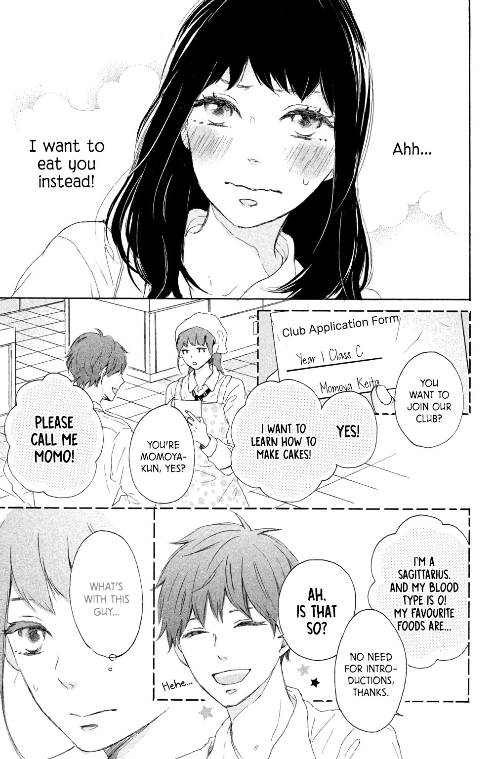Hatsukoi ni Kiss Chapter 3 page 4 - Chapter 3: Feverish Whipped Cream