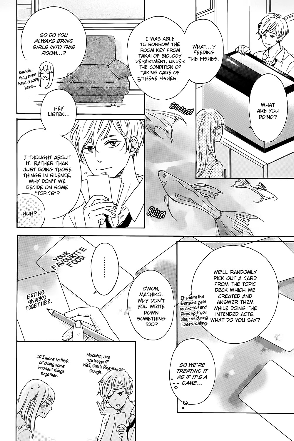 Hatsukoi ni Kiss Chapter 5 page 14 - Chapter 5: Machiko yo Oborekake
