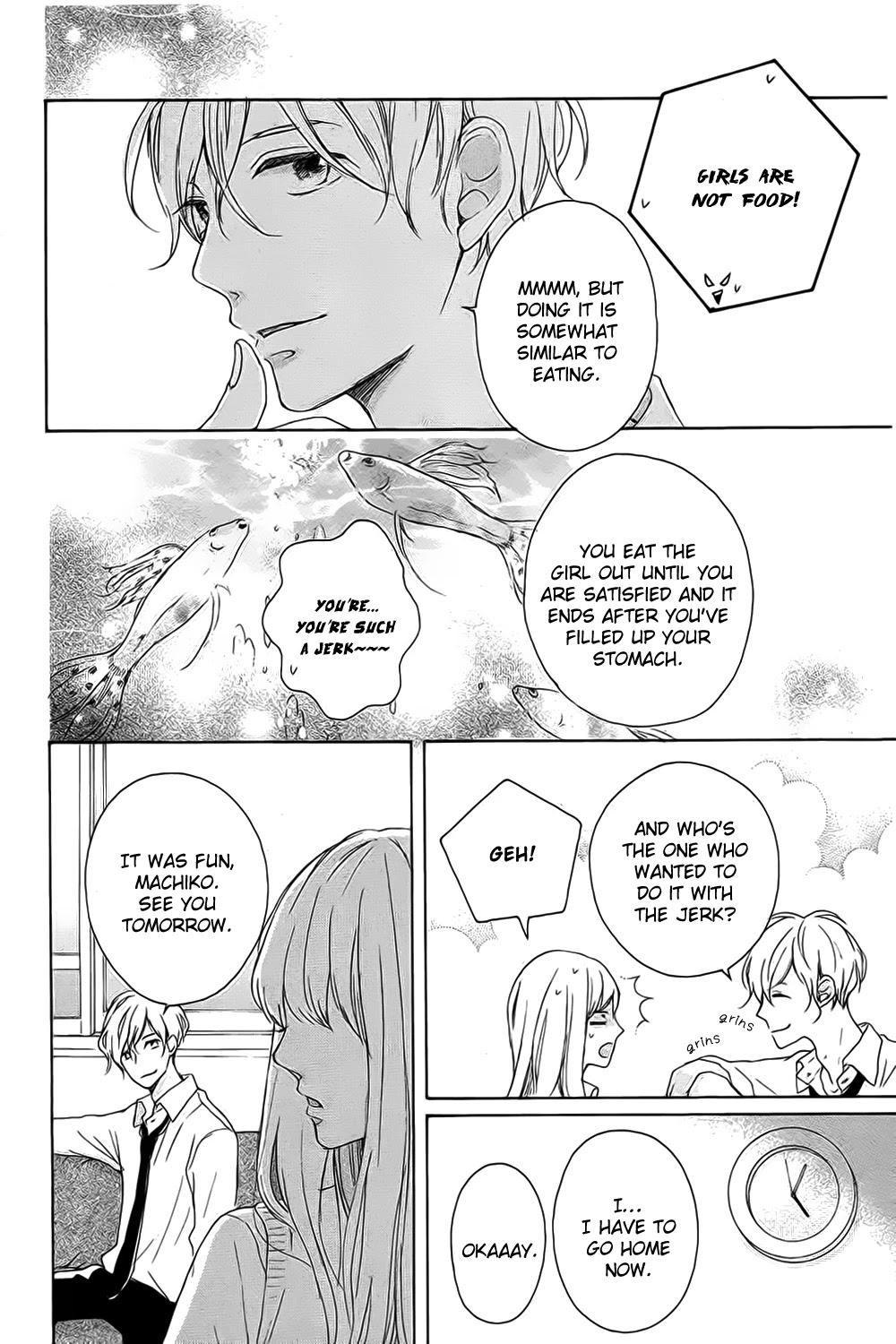 Hatsukoi ni Kiss Chapter 5 page 18 - Chapter 5: Machiko yo Oborekake