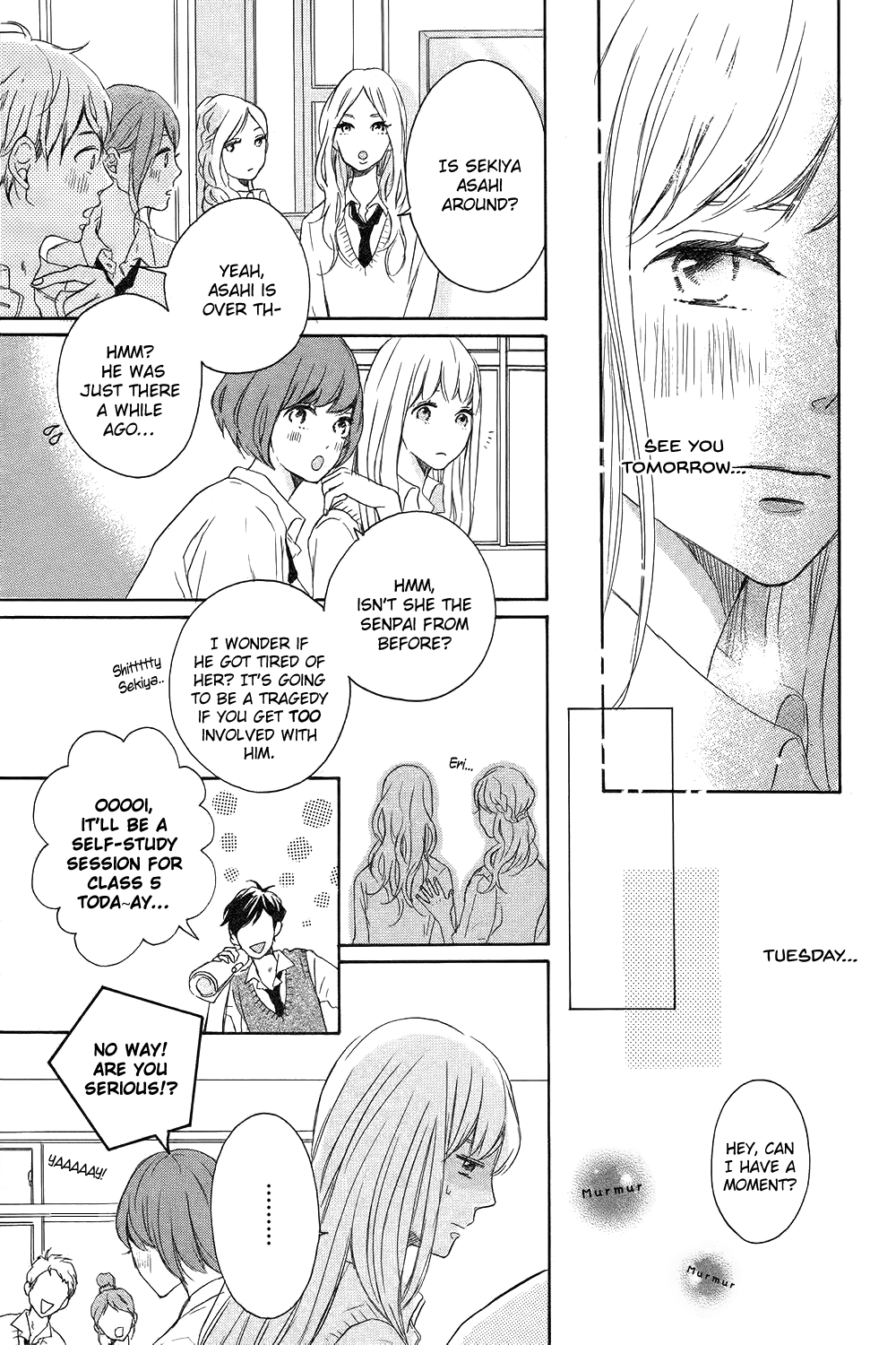 Hatsukoi ni Kiss Chapter 5 page 19 - Chapter 5: Machiko yo Oborekake