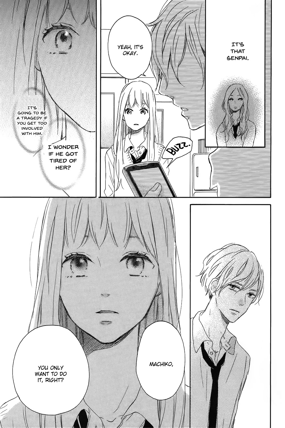 Hatsukoi ni Kiss Chapter 5 page 36 - Chapter 5: Machiko yo Oborekake