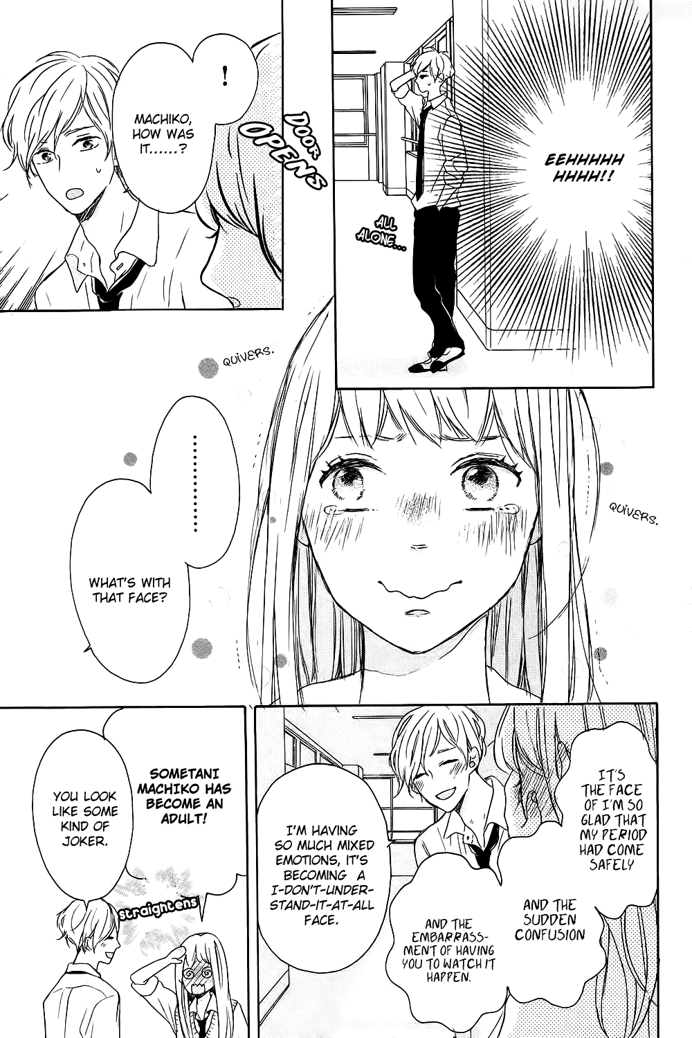 Hatsukoi ni Kiss Chapter 5 page 50 - Chapter 5: Machiko yo Oborekake