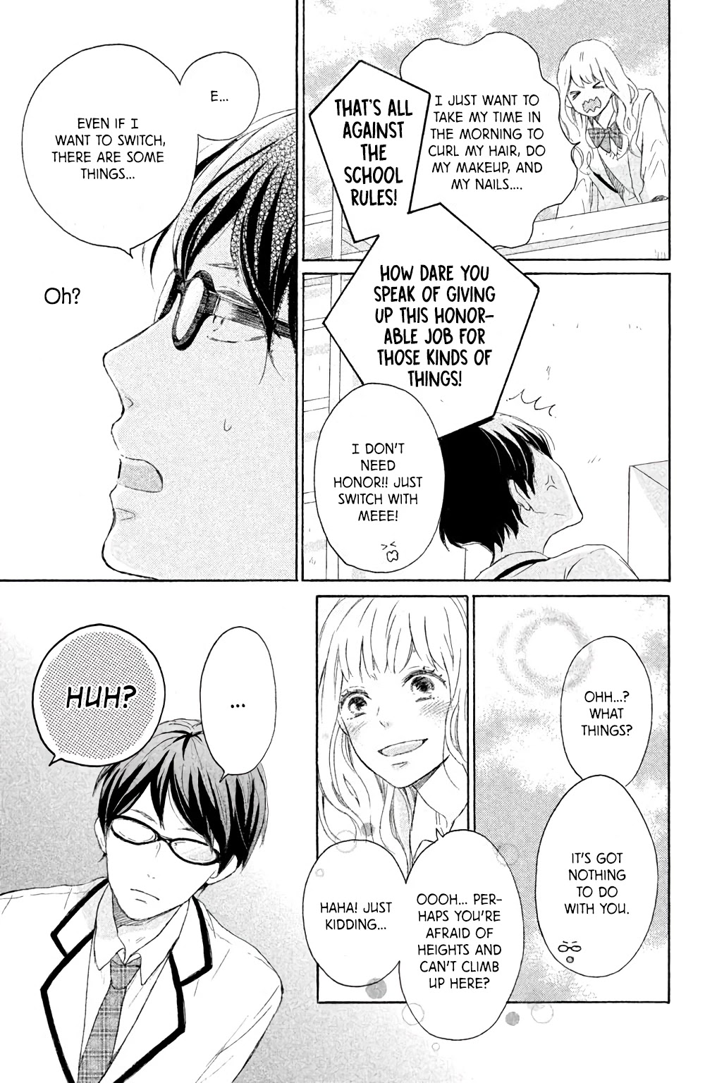 Hatsukoi ni Kiss Chapter 6 page 10 - Chapter 6: Uno-kun's Love is the Sky