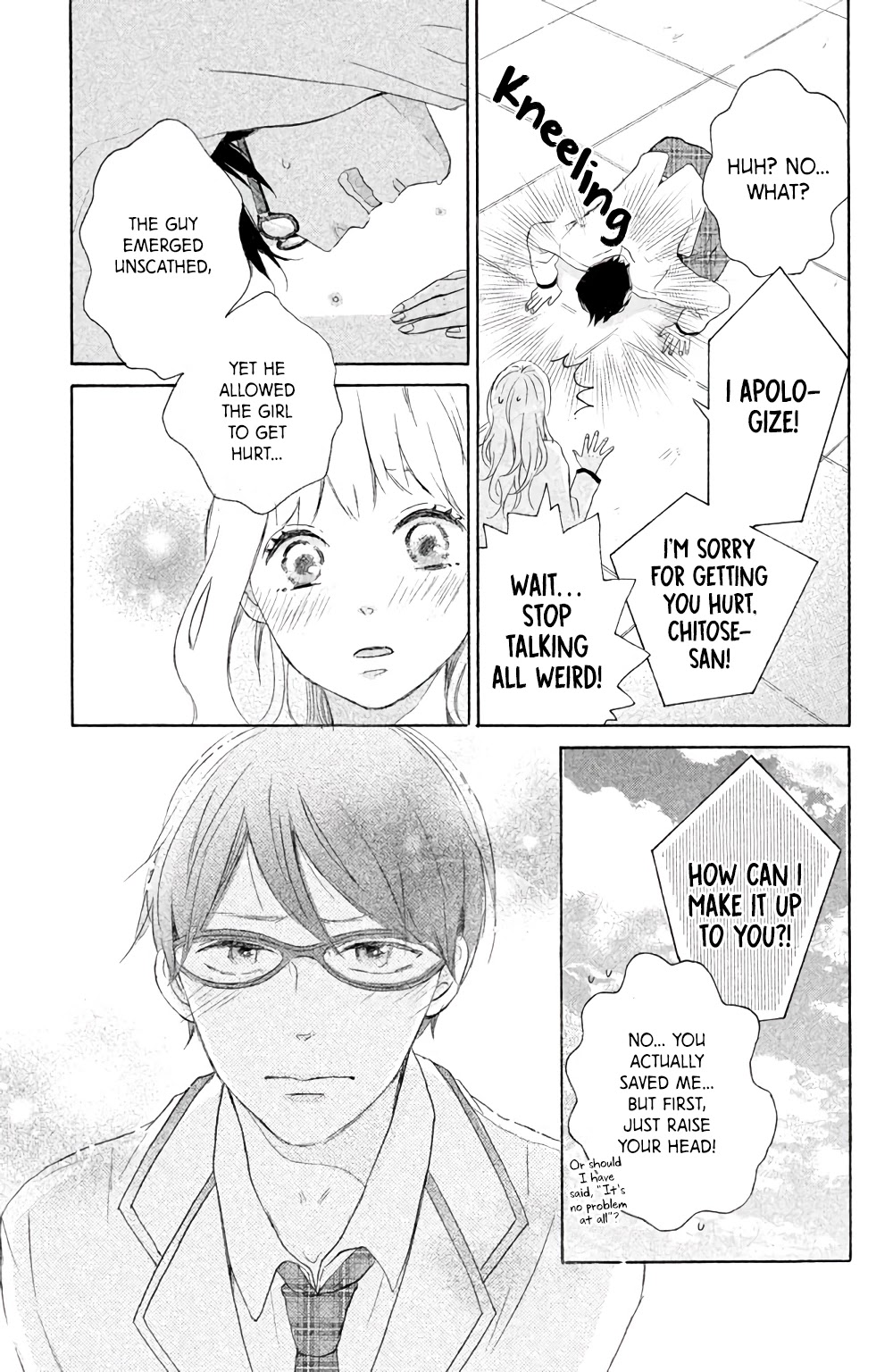 Hatsukoi ni Kiss Chapter 6 page 18 - Chapter 6: Uno-kun's Love is the Sky